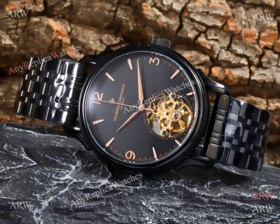 Vacheron Constantin Geneve Black Steel Men Watch - High Quality